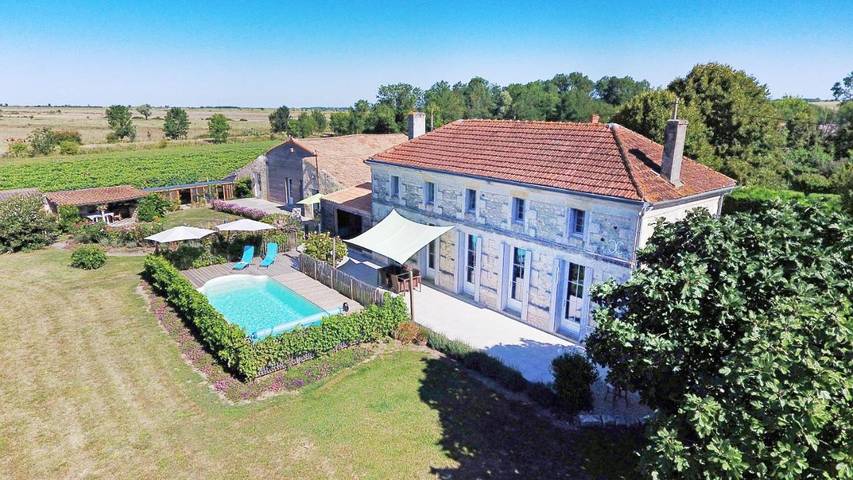 Maison de vacances pour 7 personnes, avec jardin ainsi que vue et piscine