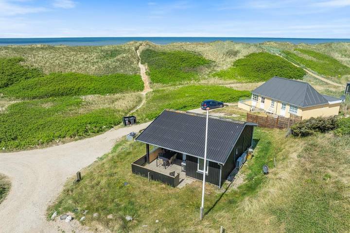 Ferienhaus für 4 Personen, mit Balkon/Terrasse und Terrasse am Ringkøbing Fjord