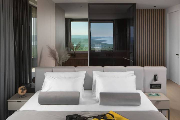 Panoramica in Raša, Ostküste Istrien