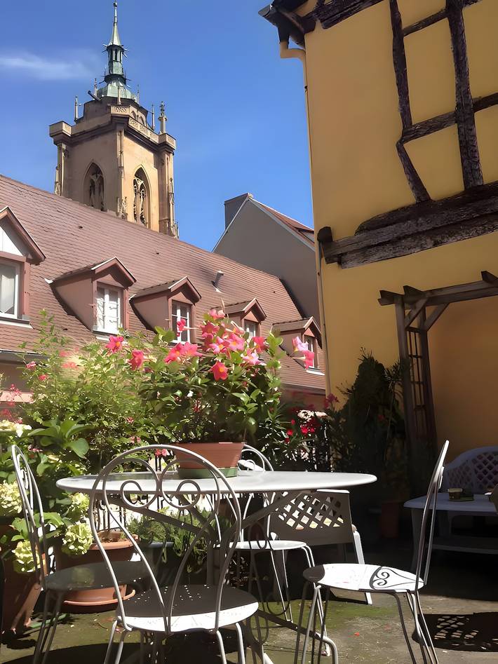 Cour Du Weinhof - Hansi Room with Shared Terrace and Wi-Fi in Colmar, Colmar region