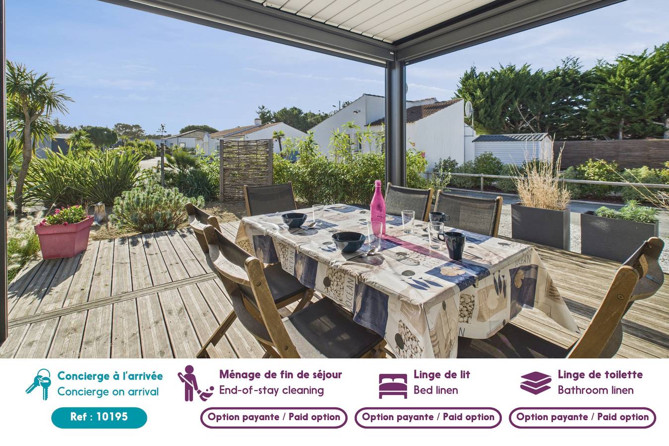 Chalet pour 6, domaine avec piscine in Saint-Hilaire-de-Riez, Vandea