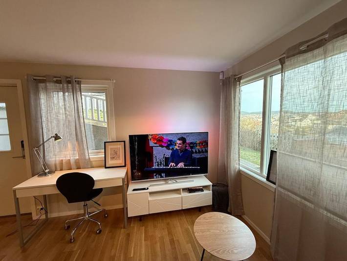 Apartamento para 4 personas, con jardín además de vistas y terraza en Oslo