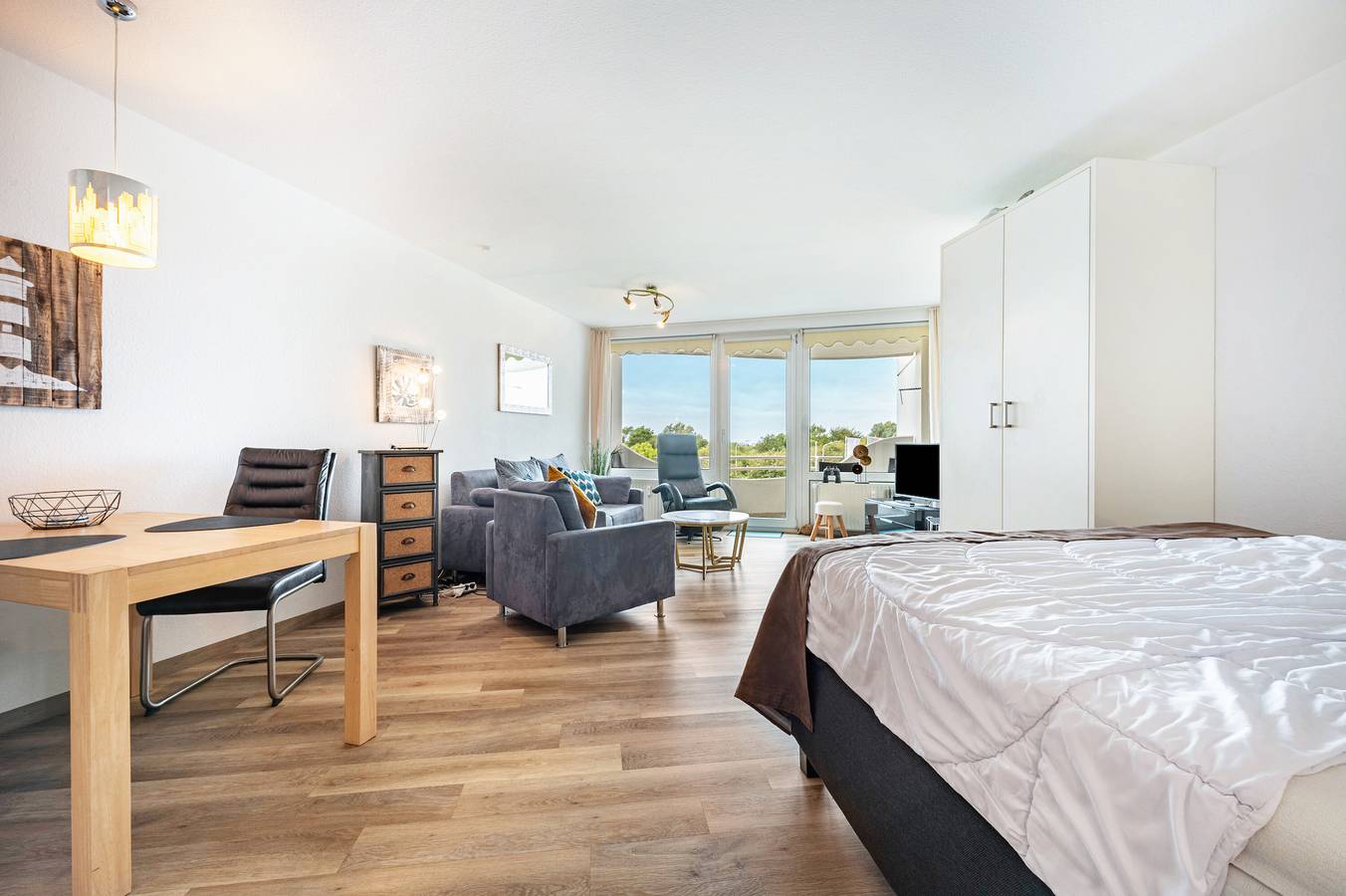 Ganze Wohnung, Apartment 'Haus Lord Nelson' mit Meerblick, gemeinsamer Terrasse und Wlan in Döse, Cuxhaven