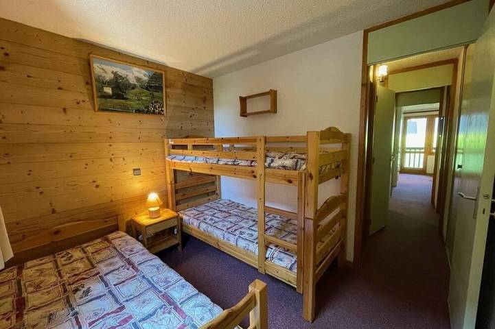 Ganze Wohnung, Bis 150m skipiste, 1te Etage, blick berg, balkon, fernseher, schließfach für die skier, 40m² in Valmorel, Les Avanchers-Valmorel