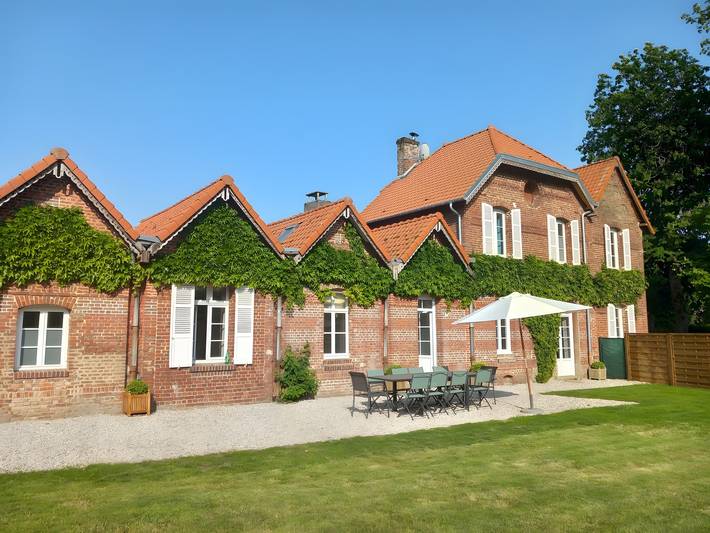 Ferienhaus für 9 Personen, mit Garten, mit Haustier