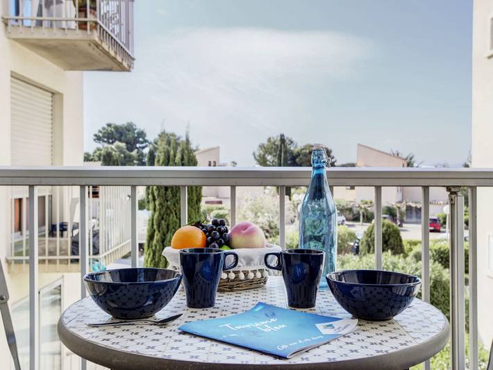 Gîte pour 4 personnes, avec balcon dans Plage du Village (Le Barcares)