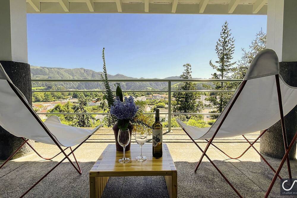 Chalet for 6 personer med have in Lagoa das Furnas, Furnas