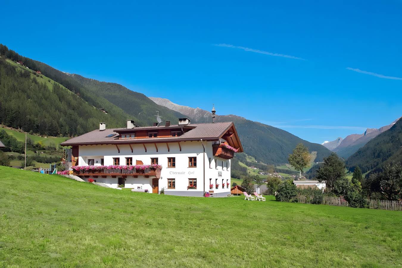 Ganze Wohnung, Apartment 'Obermairhof Abendrot' mit Bergblick, gemeinsamer Terrasse und Wlan in San Giacomo, Ahrntal