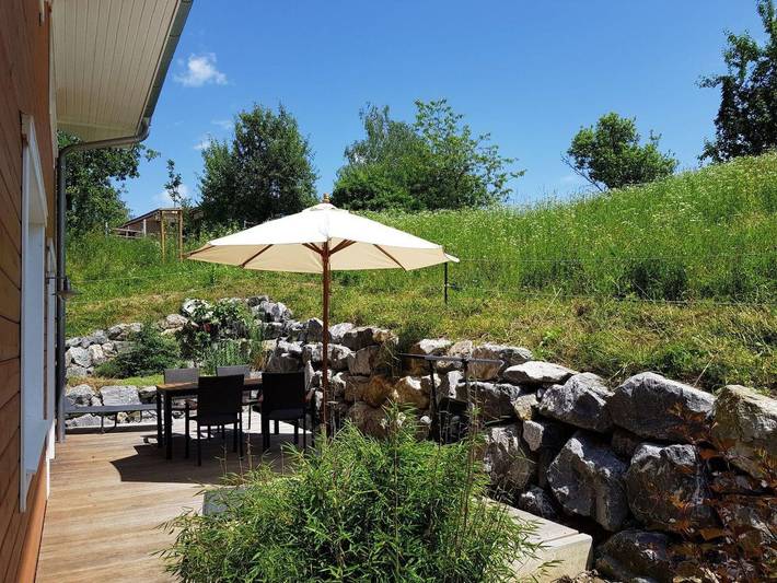Ferienhaus 'Feigengarten, 85qm' mit Privatterrasse, Gemeinschaftsgarten und Wi-Fi in Salem, Region Bodensee-Oberschwaben