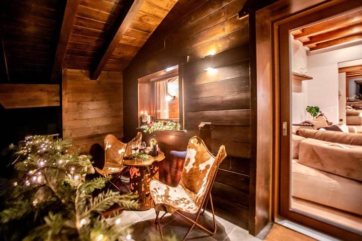 Hütte für 6 Personen, mit Sauna und Balkon sowie Ausblick auf der Seiser Alm - 4