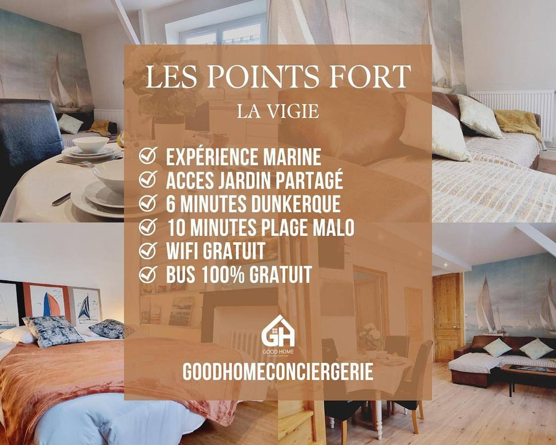 Appartement entier, Two-Bedroom Apartment in Coudekerque-Branche, Côte des dunes de Flandres
