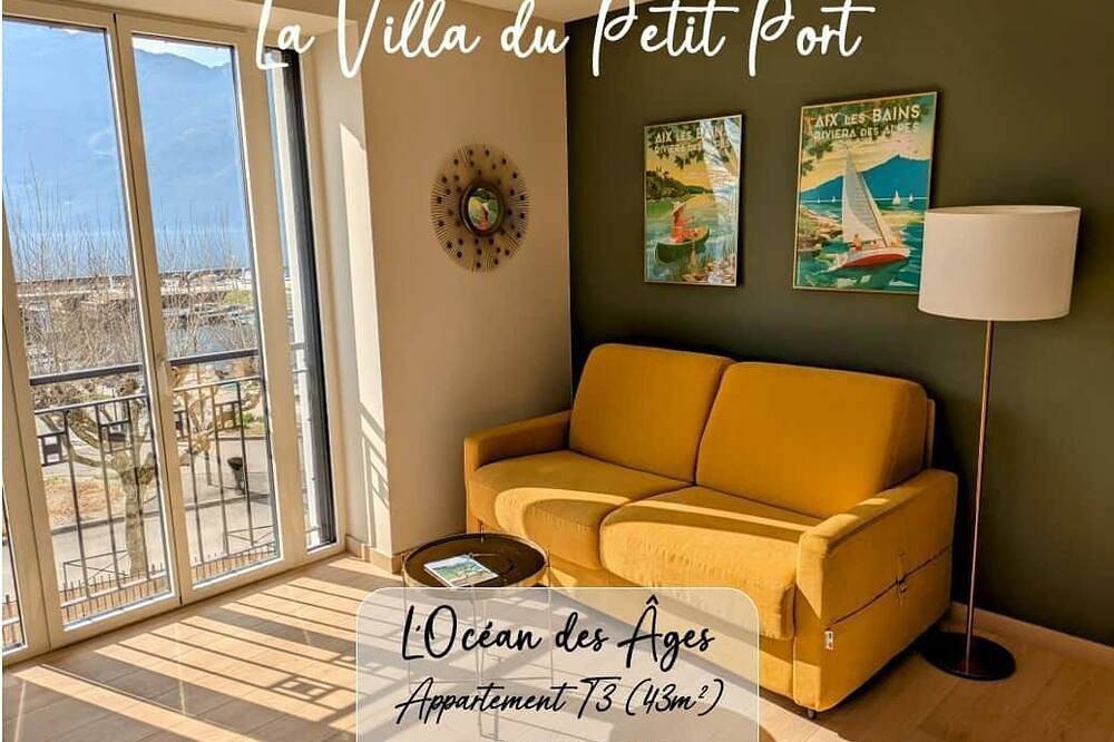 Entire apartment, L'Océan des Âges (T3 lake view) in Aix-les-Bains, Chambéry region