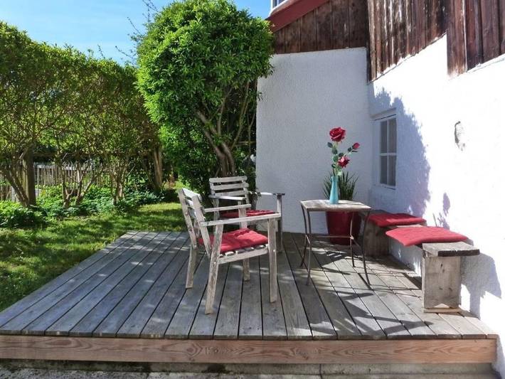 Ferienwohnung für 6 Personen, mit Terrasse und Garten am Ammersee