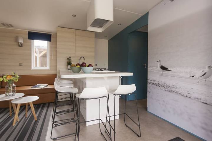 Camping für 6 Personen, mit Seeblick und Terrasse sowie Balkon/Terrasse in Südholland - 4