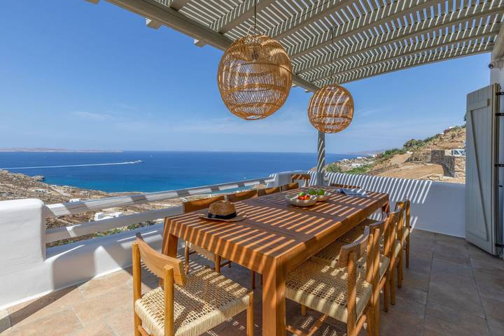 Villa für 6 Personen mit Garten in Agios Stefanos, Mykonos