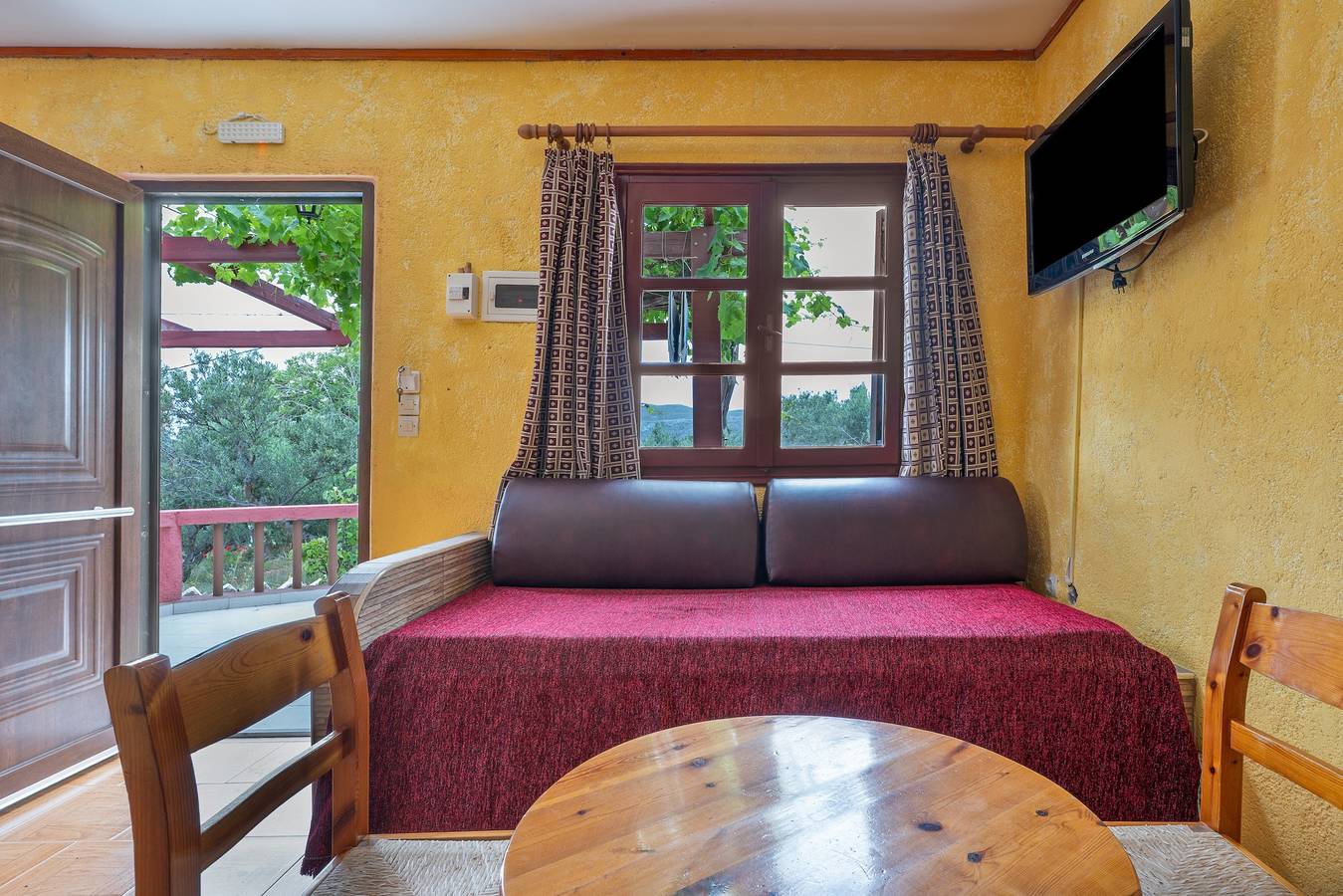 Ganzes Studio, Apartment 'Sunrise' mit Bergblick, Wlan und Klimaanlage in Vai Strand, Lasithi