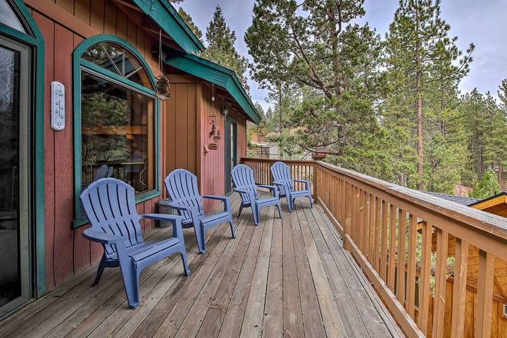 Cottage for 10 people, with balcony in Big Bear Lake