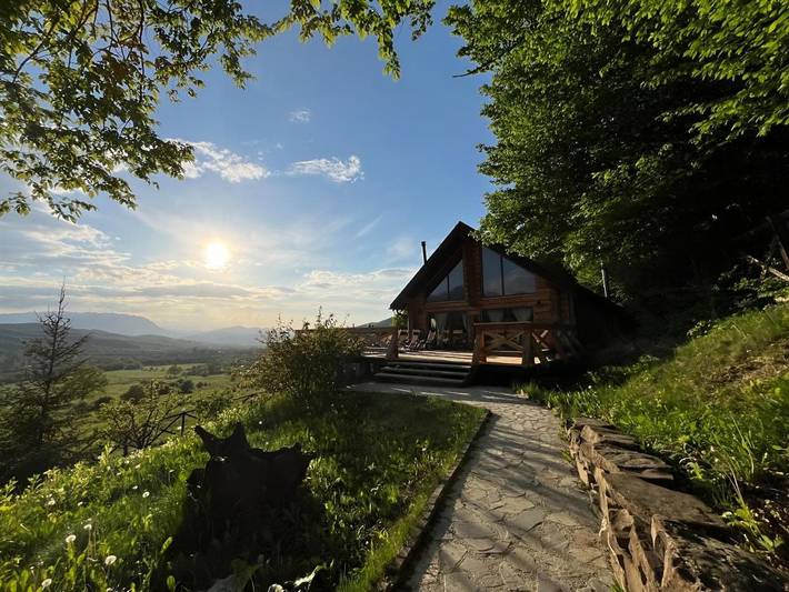 Villa pour 6 personnes, avec Terrasse ainsi que Jardin et Vue en Roumanie