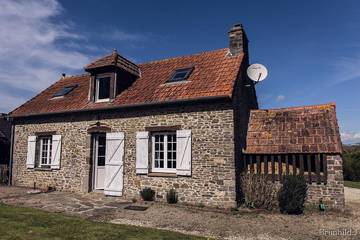 Gîte pour 5 personnes, avec terrasse et jardin à Denneville