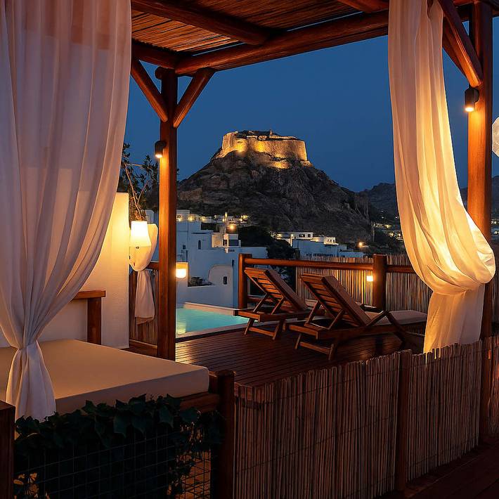 Ferienwohnung für 2 Personen, mit Whirlpool und Balkon/Terrasse sowie Pool auf Santorin - 4