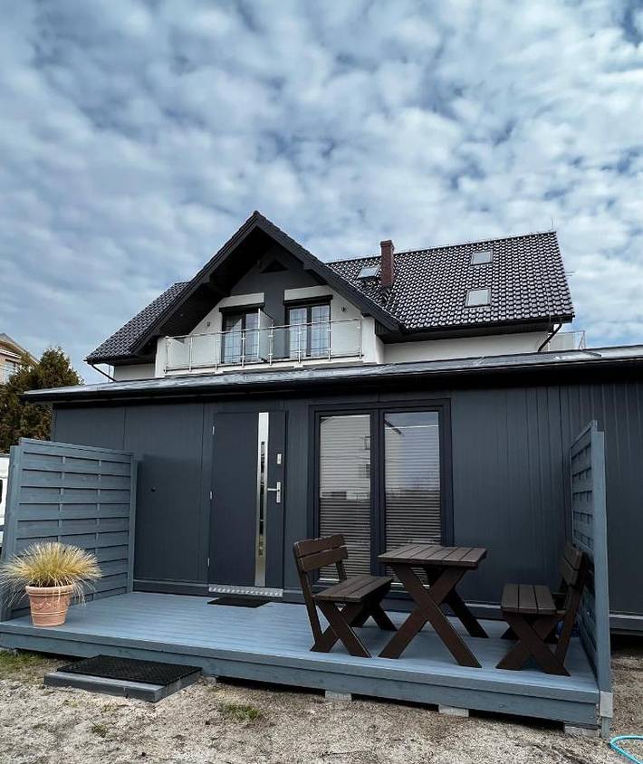 Camping für 4 Personen, mit Terrasse in Pommern