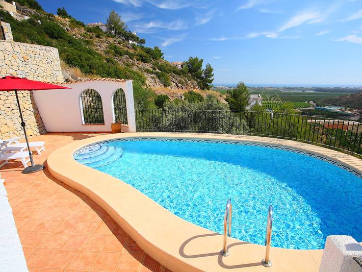 Ferienhaus für 4 Personen, mit Garten und Pool sowie Ausblick in Dénia - 2