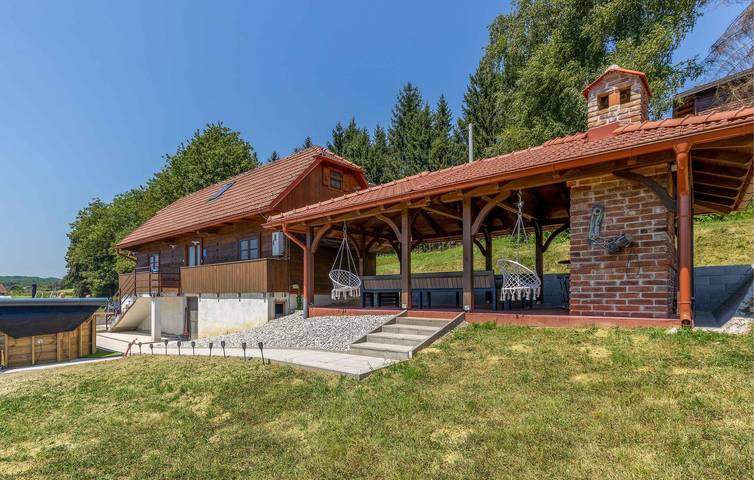 Ferienhaus für 5 Personen, mit Garten und Ausblick sowie Terrasse - 1
