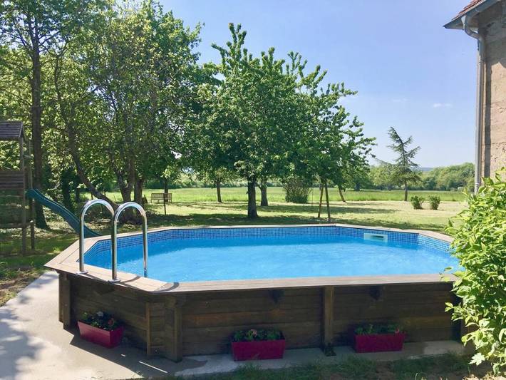 Maison de vacances pour 9 personnes, avec jardin ainsi que vue et piscine, animaux acceptés