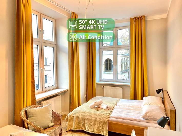 Apartament wakacyjny dla 5 osób, z widok w Kazimierz (Kraków)