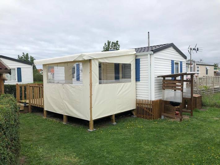 Camping pour 5 personnes, avec Terrasse et Jardin