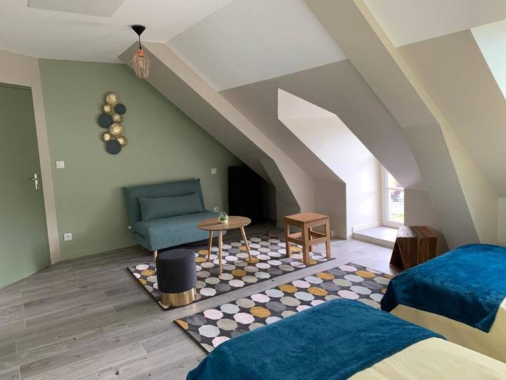 Location de vacances pour 3 personnes, avec vue ainsi que vue sur le lac et jardin à Paimpont - 4