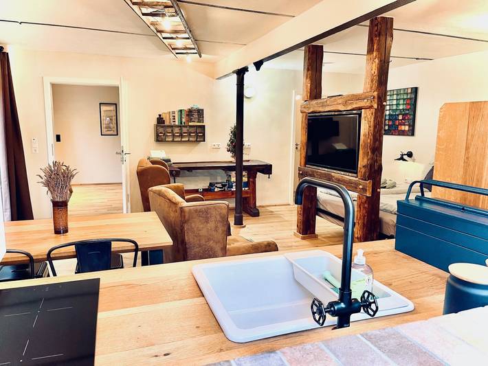 Ferienwohnung für 4 Personen, mit Garten in Elster & Umgebung