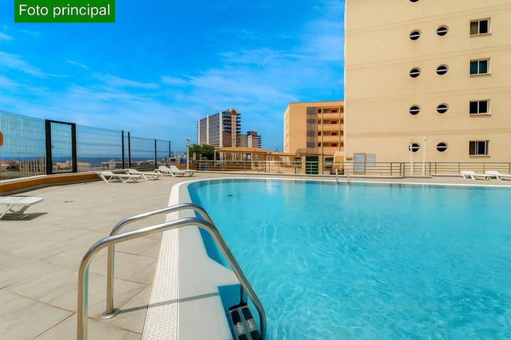 Appartement de vacances pour 4 personnes, avec Balcon ainsi que Jardin et Bassin pour enfant
