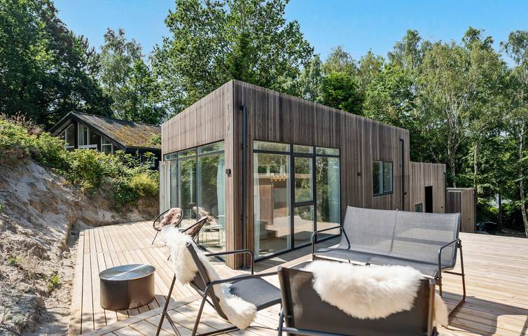 Ferienhaus mit Meerblick für 8 Personen, mit Terrasse und Garten in Südjütland