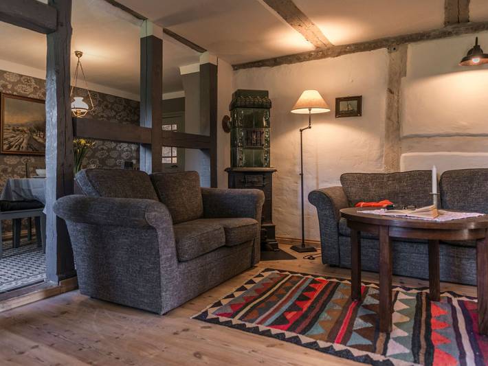 Pommernhaus Historisches Colonistenhaus Sauna Kamin Boot - Romantisch Übernachten mit offenem Kamin in Ahlbeck (Ueckermünde), Ahlbeck bei Ueckermünde