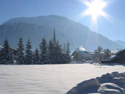 Ferienwohnung für 3 Personen, mit Balkon und Garten in Ruhpolding