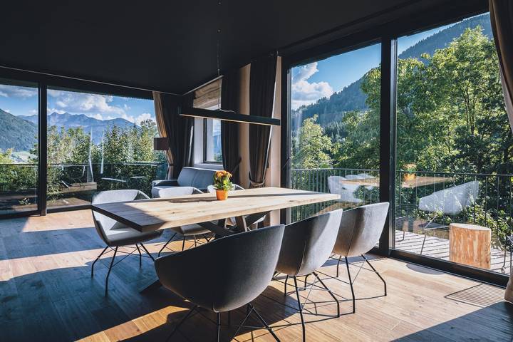 Ferienwohnung für 6 Personen, mit Balkon und Terrasse sowie Garten und Sauna in Zell am See