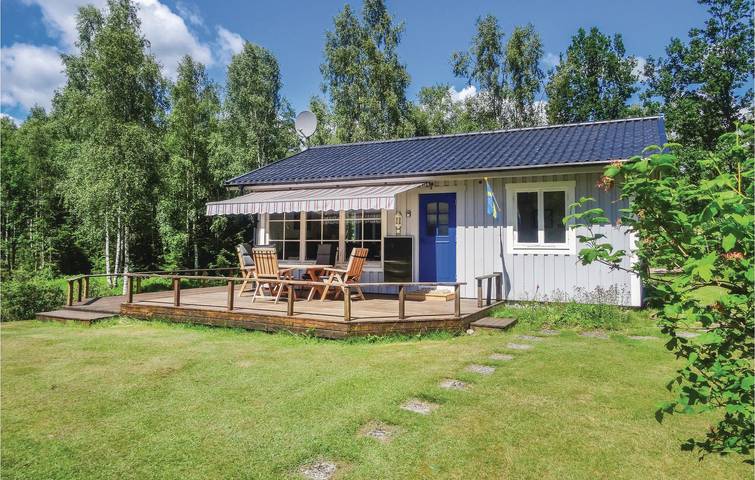 Hus för 3 Personer med terass in Hylte gielda, Halland