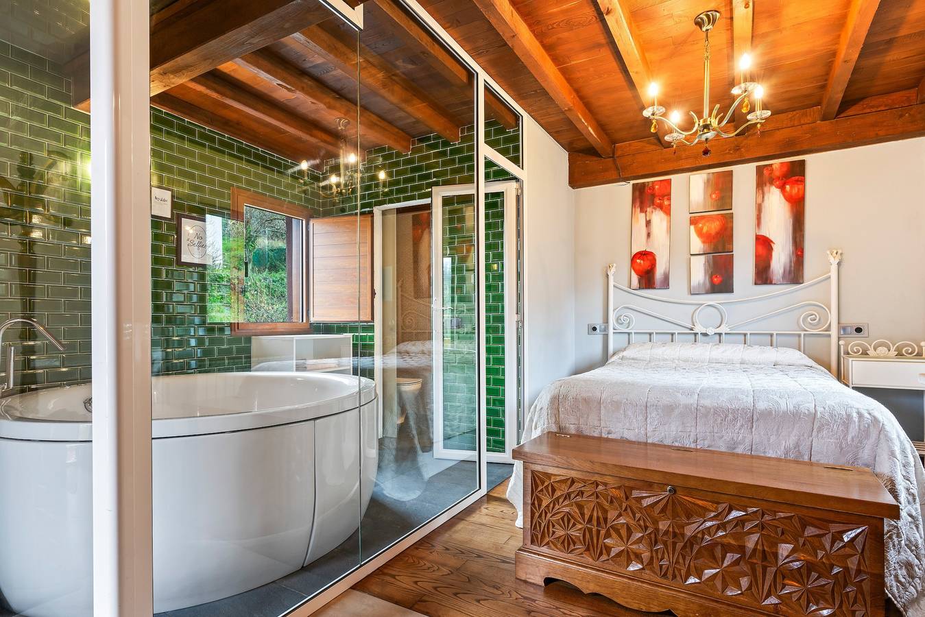 Ganze Wohnung, Apartment 'La Manzana' in Candamo, Costa Verde (Spanien)