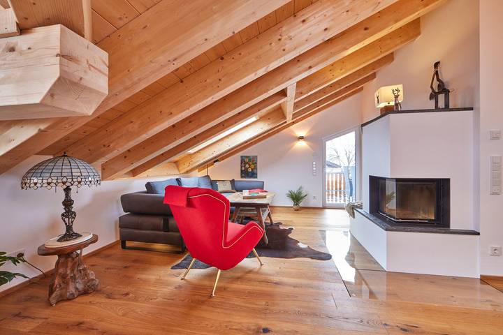 Hütte für 4 Personen, mit Balkon und Garten sowie Ausblick in Garmisch-Partenkirchen