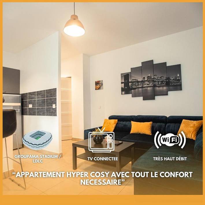 Gîte pour 4 personnes à Décines-Charpieu - 2