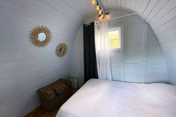 Cabane En Bois pour 2 Personnes dans Martres-Tolosane, Haute-Garonne, Photo 2