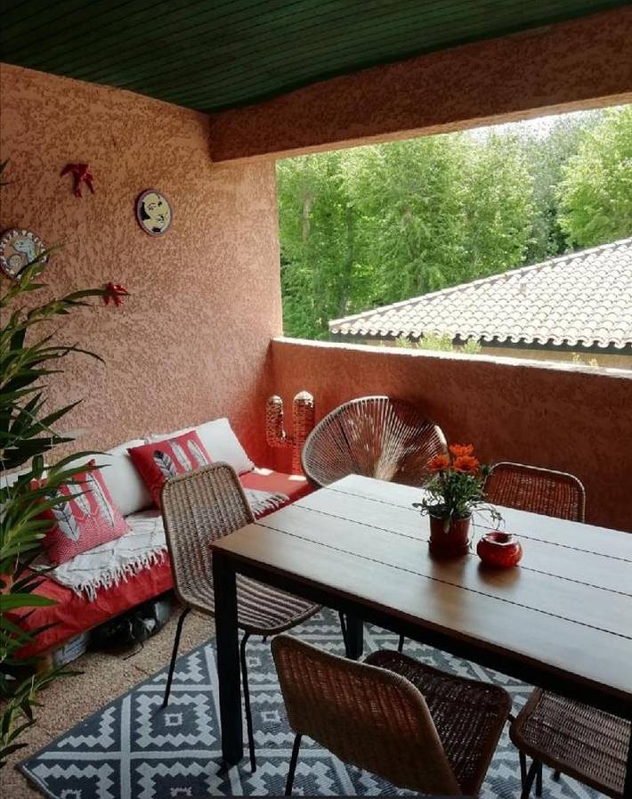 Appartement de vacances pour 4 personnes, avec terrasse et piscine