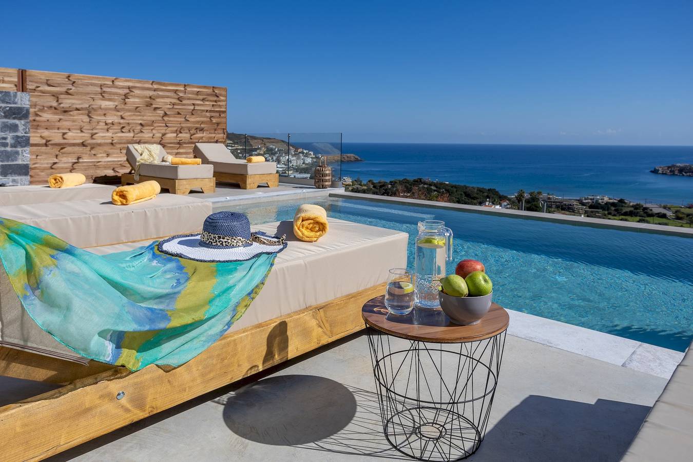Villa pour 6 personnes avec balcon in Bali (Crète), Région de Réthymnon