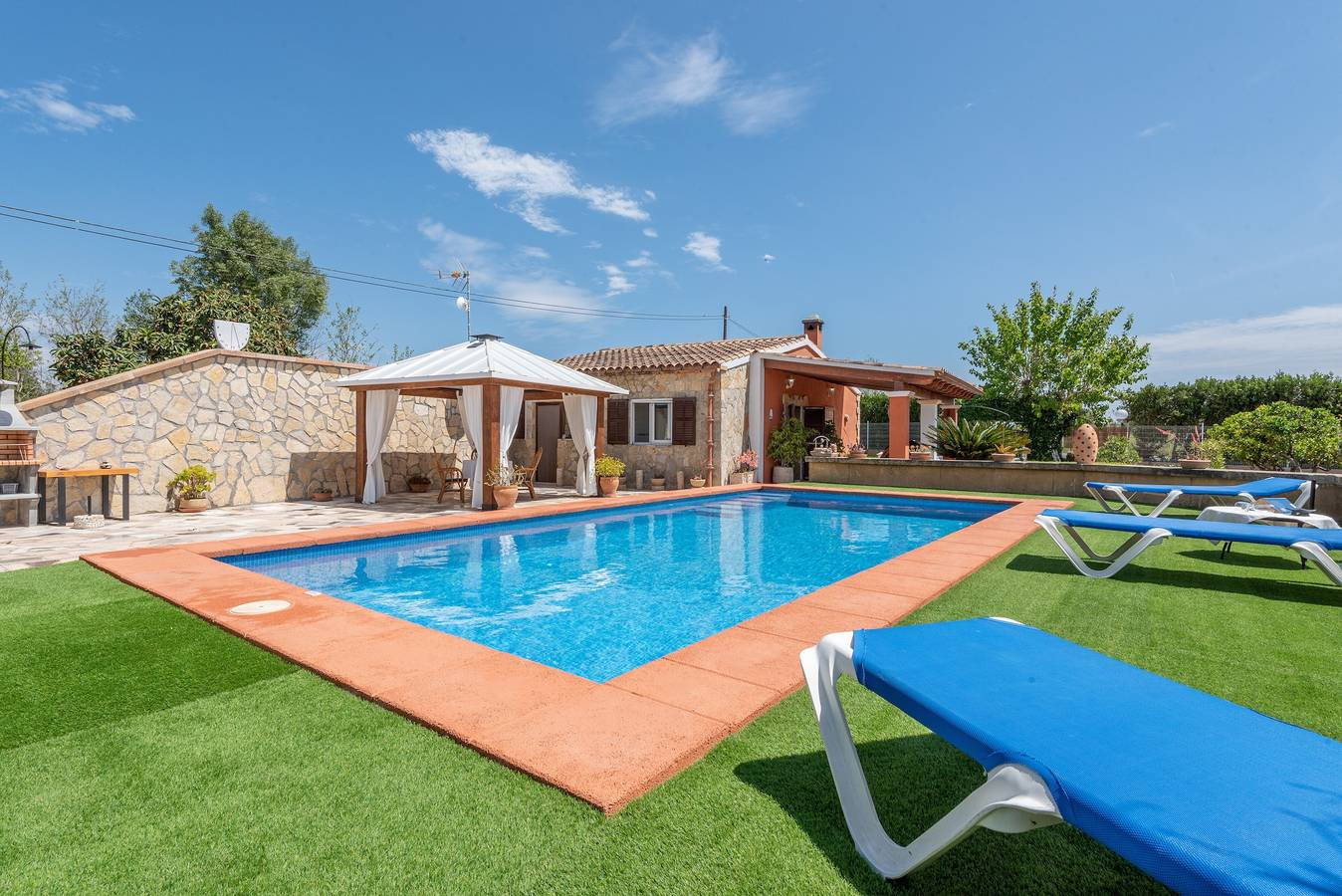 Beautiful Country House with Pool, Terraces & Wi-Fi; Parking Available in Artà, East Majorca