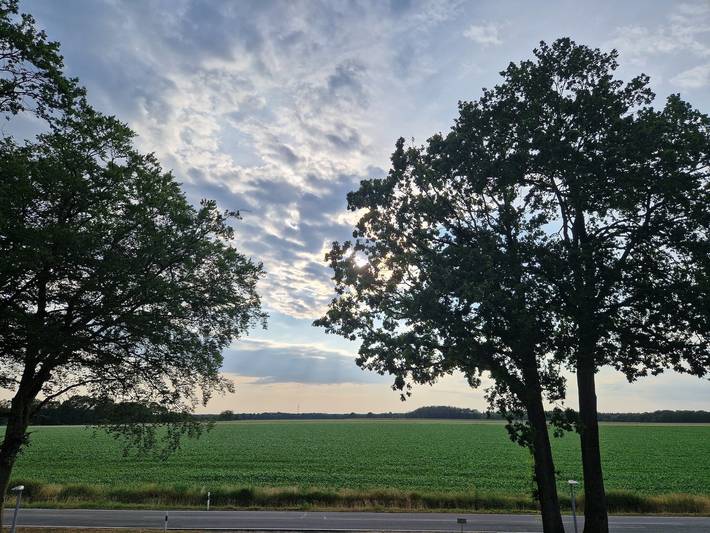 Ferienwohnung für 4 Personen, mit Balkon und Sauna sowie Ausblick im Emsland