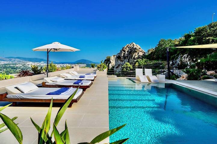 Ferienhaus für 12 Personen, mit Sauna und Balkon sowie Garten in der Türkei