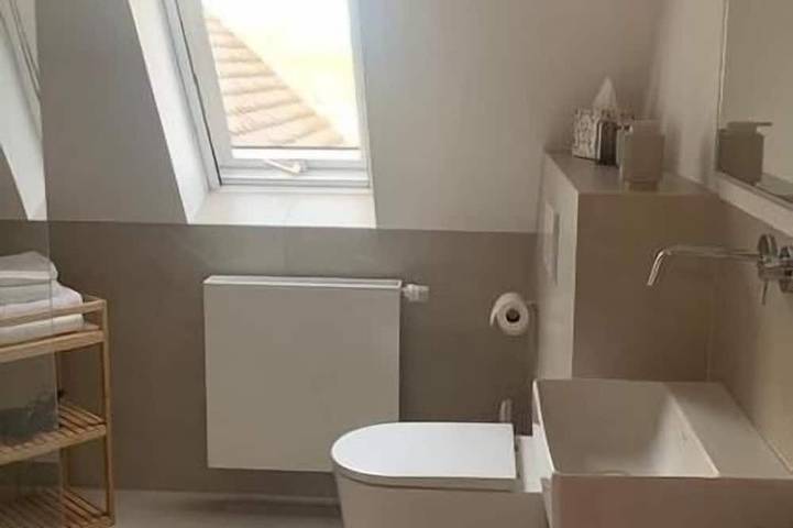 Ganze Wohnung, Ferienwohnung mit Rundum-Wohlgefühl - Blick in den wunderschönen Garten in Sommerach, Fränkisches Weinland