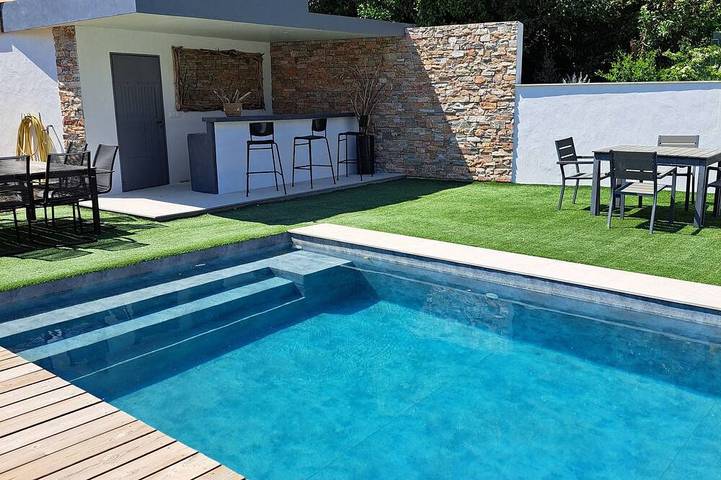 Maison de vacances pour 6 personnes, avec jardin et jacuzzi à Toulon