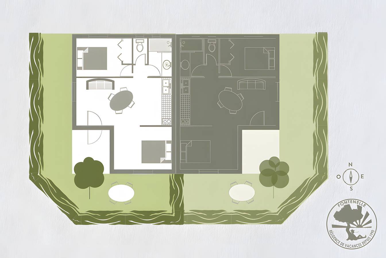 Maison de vacances 'Gite Fontenelle Alpilles' avec piscine partagée, Wi-Fi et climatisation in Arles, Côte méditerranéenne (France)